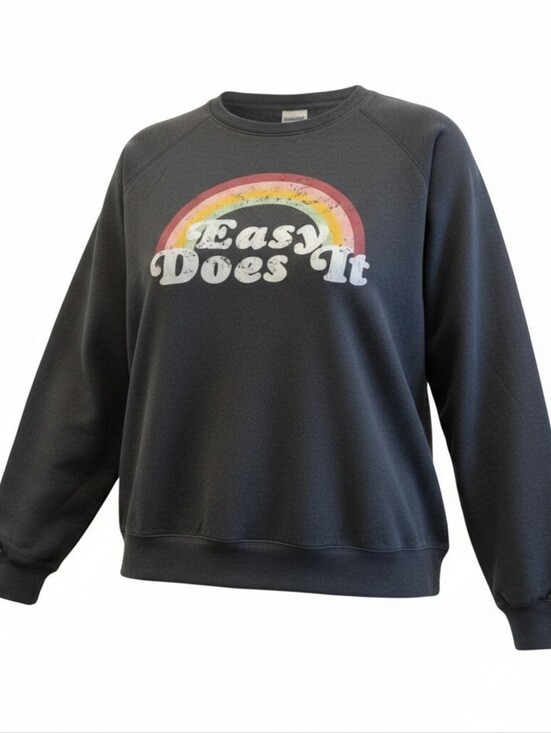 Wildfox Sweaters - WILDFOX EASY DOES IT WOMENS SWEATSHIRT SIZE SMALL NEW GRAY